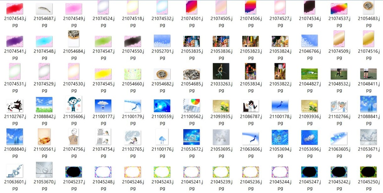 フリー素材のイラスト・写真を１０万点送ります 完全フリー素材のイラスト・写真なので使いたい放題 イメージ4