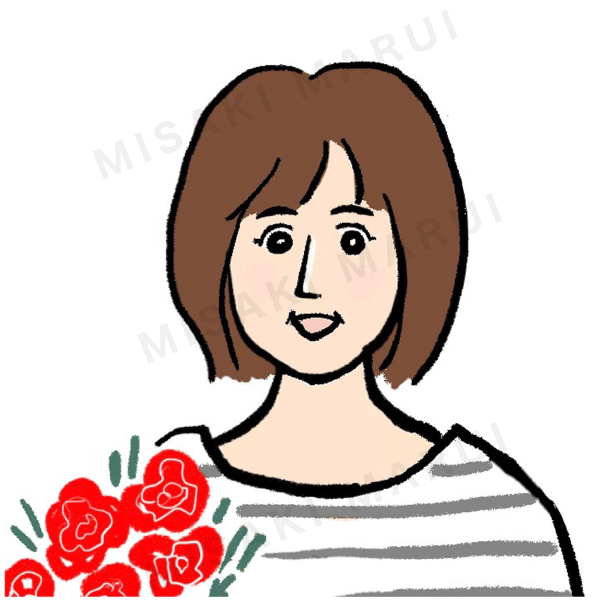 ゆるく似せた、似顔絵アイコン描きます ゆるかわなアイコンでSNSを個性的にしたい方にオススメ イメージ6