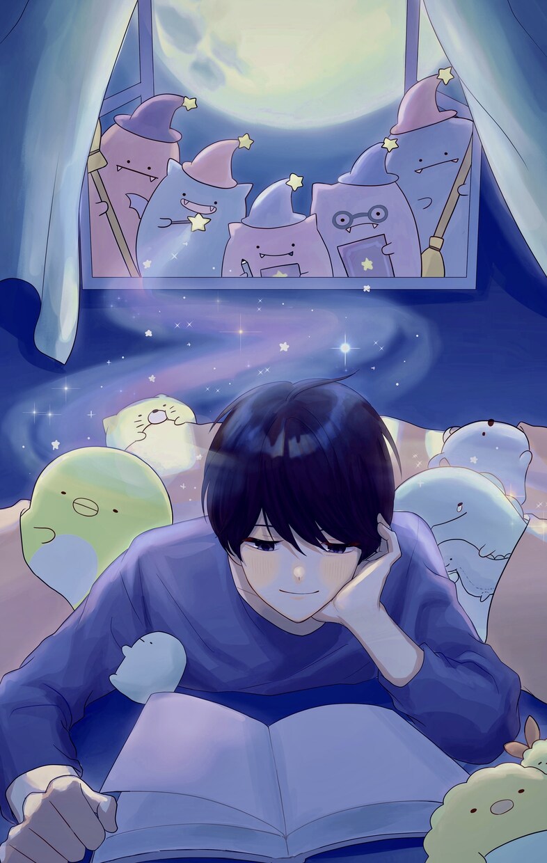 サムネや動画など多岐に渡って使える一枚絵描きます アニメ塗りや厚塗り、男性、女性、デフォルメ何でもいけます！ イメージ6