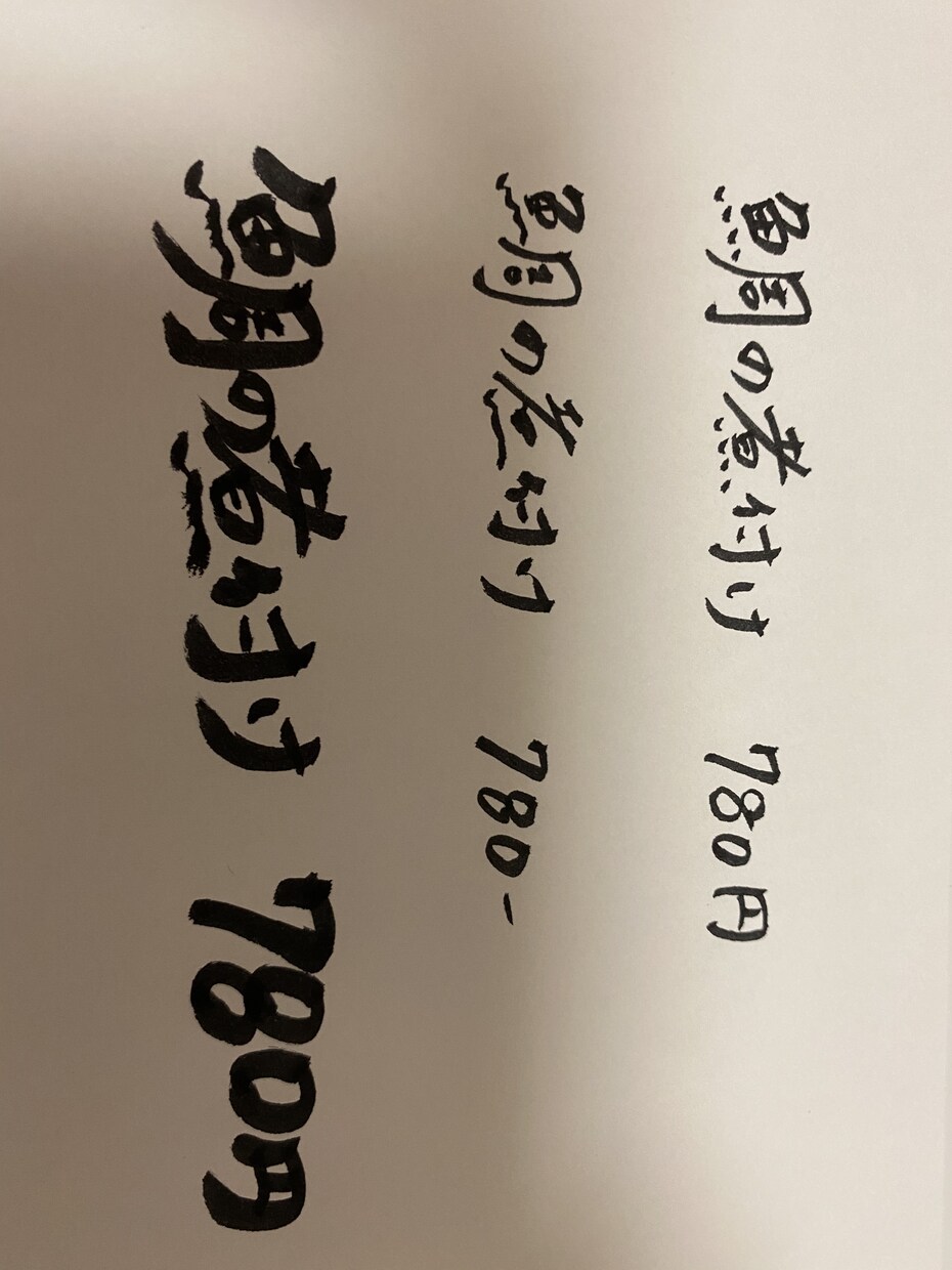 メニュー2枚書きます 忙しい店主さん、お手伝いします！ イメージ4