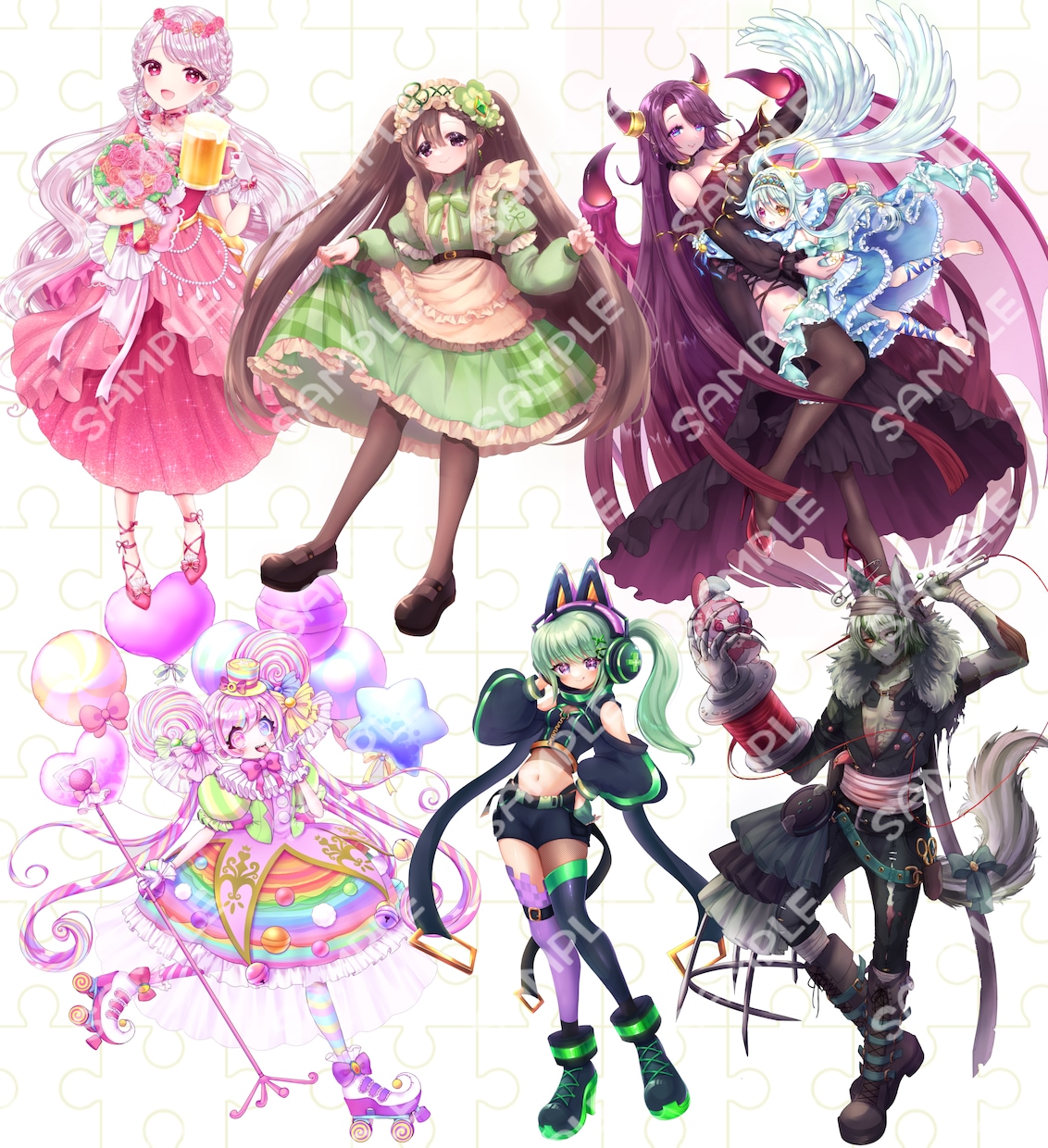 イラスト制作いたします SNSアイコン/一枚絵/立ち絵/SDキャラなど イメージ2