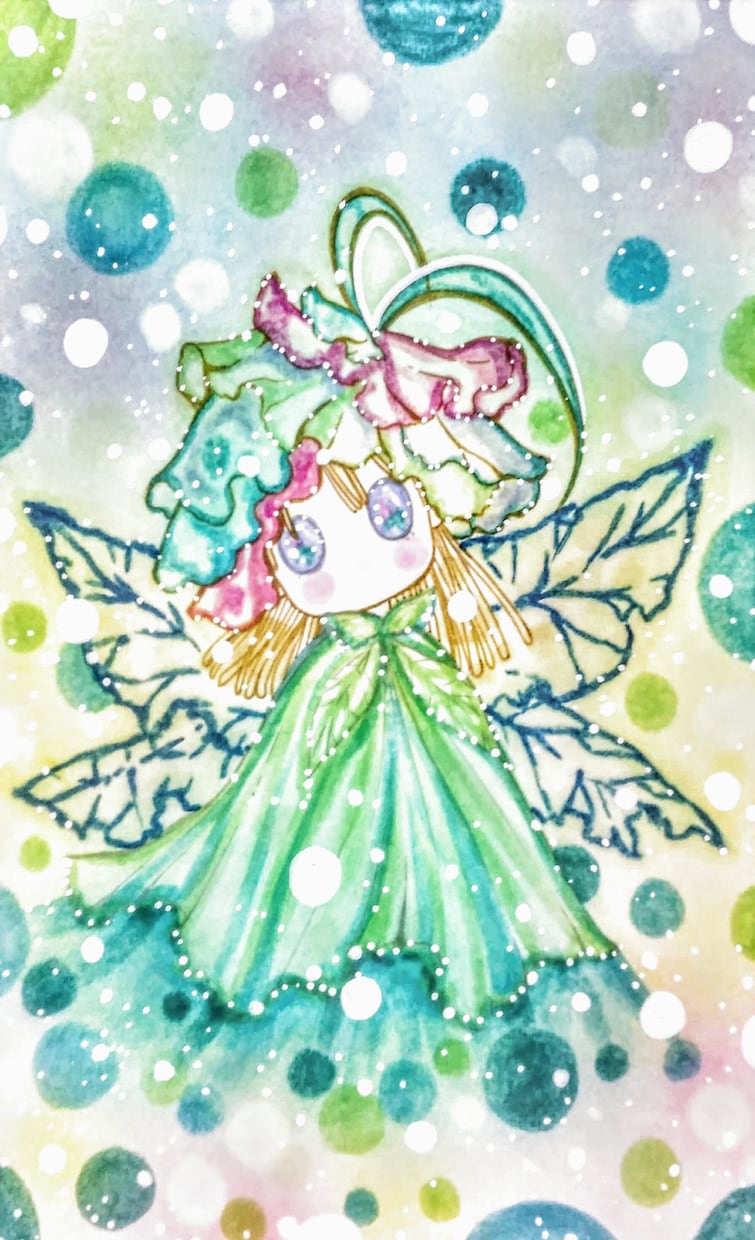 オリジナルアナログイラストお届け致します ＊童話の様な世界観＊あなたのメッセージを込めて イメージ1