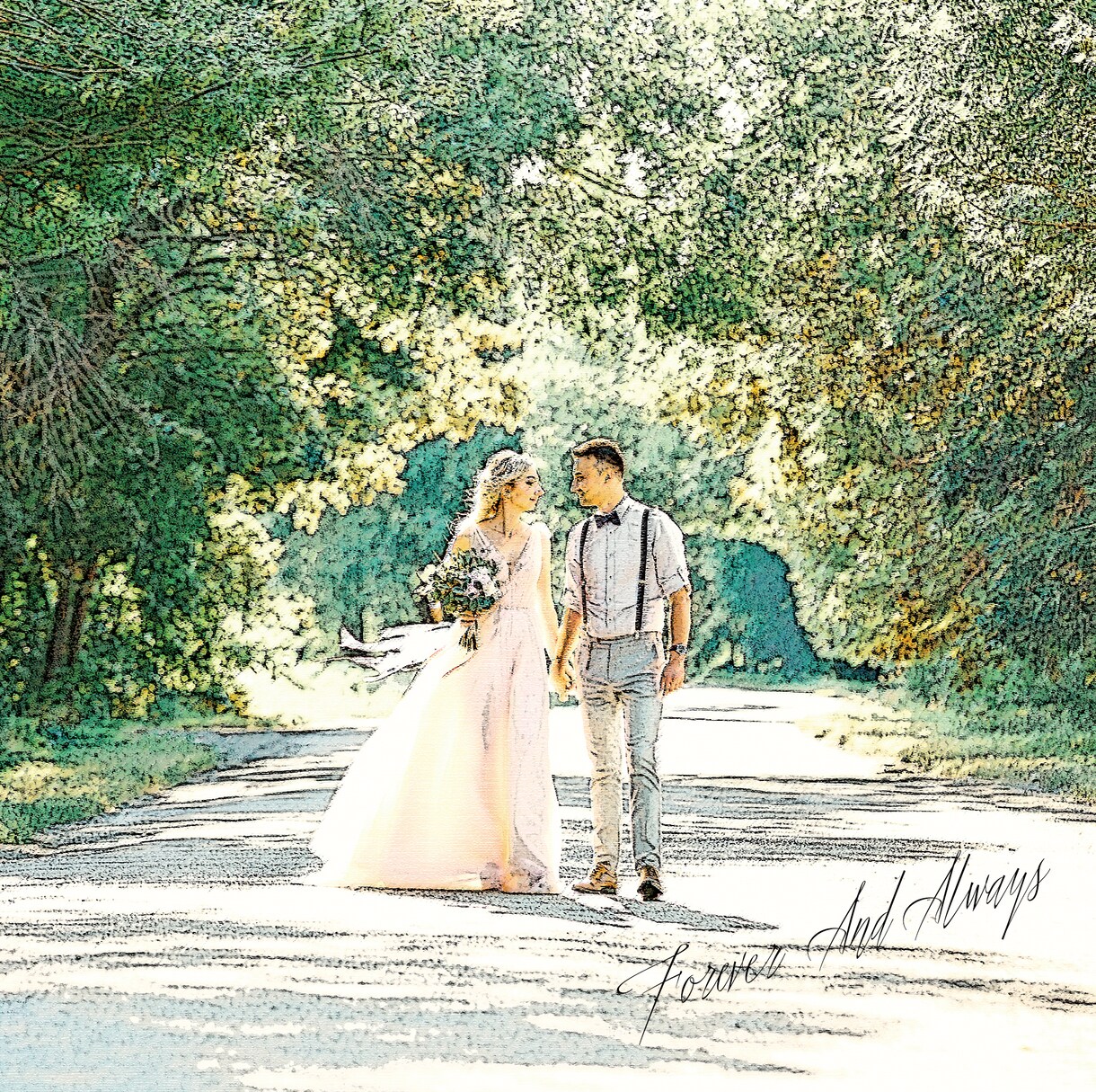 思い出のお写真をイラスト化します イラスト化したお写真にアレンジも可能！デザインも様々に…。 イメージ9