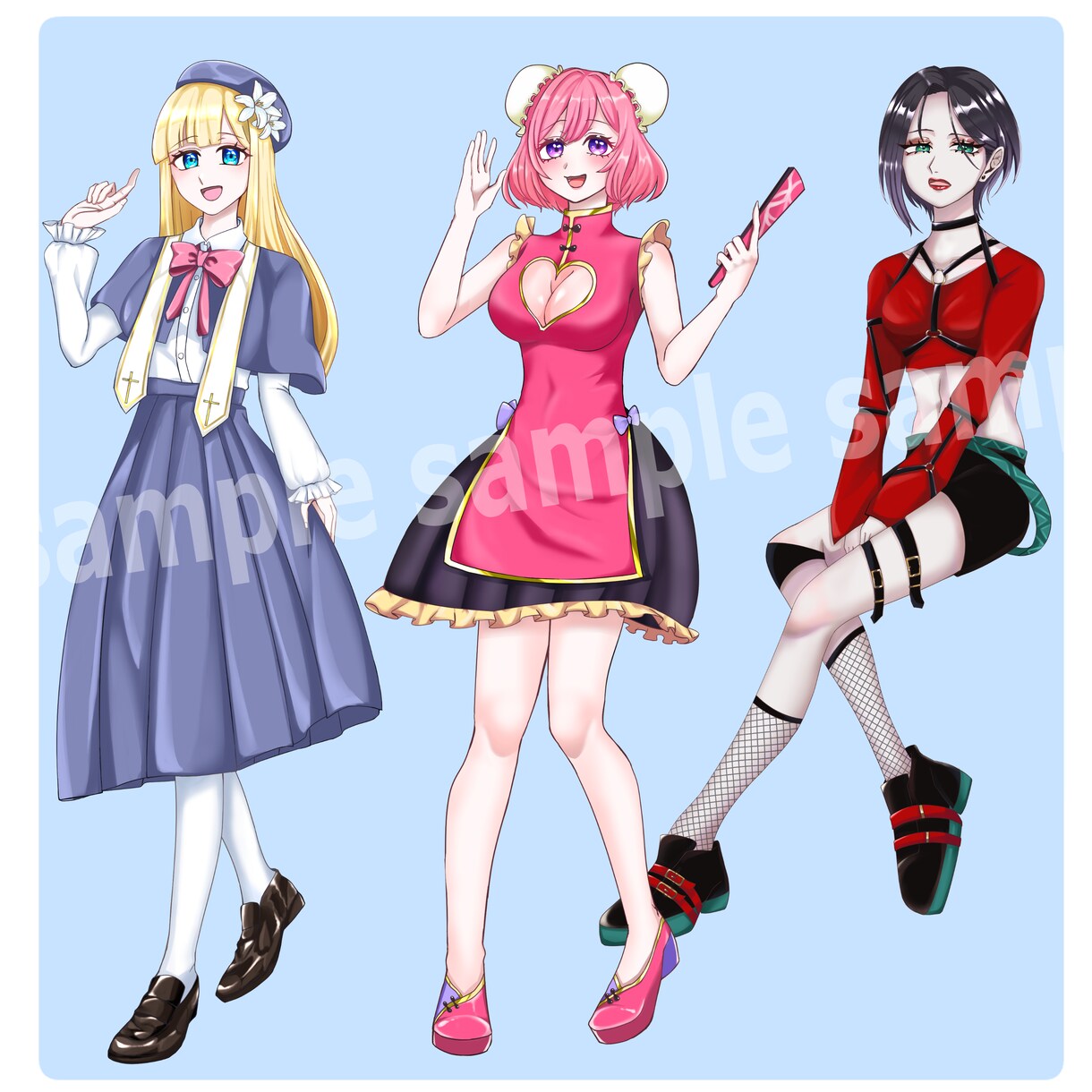 IRIAMやTRPG向けの立ち絵を制作します あなただけのキャラクターが欲しい方にオススメ イメージ3