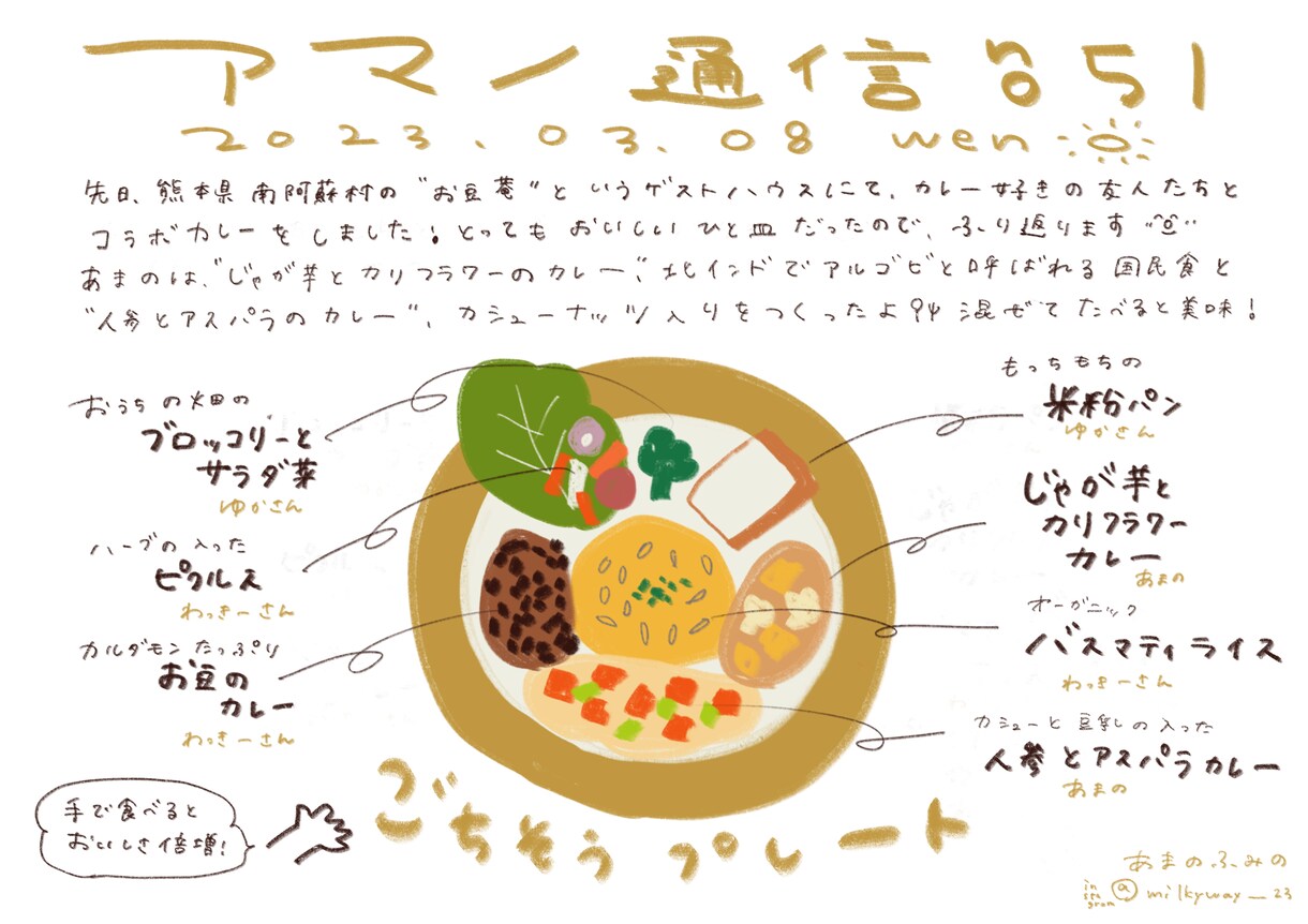手描きの【新聞・通信】描きます 家族の思い出や結婚式の記念品、お客様とのコミュニケーションに イメージ3