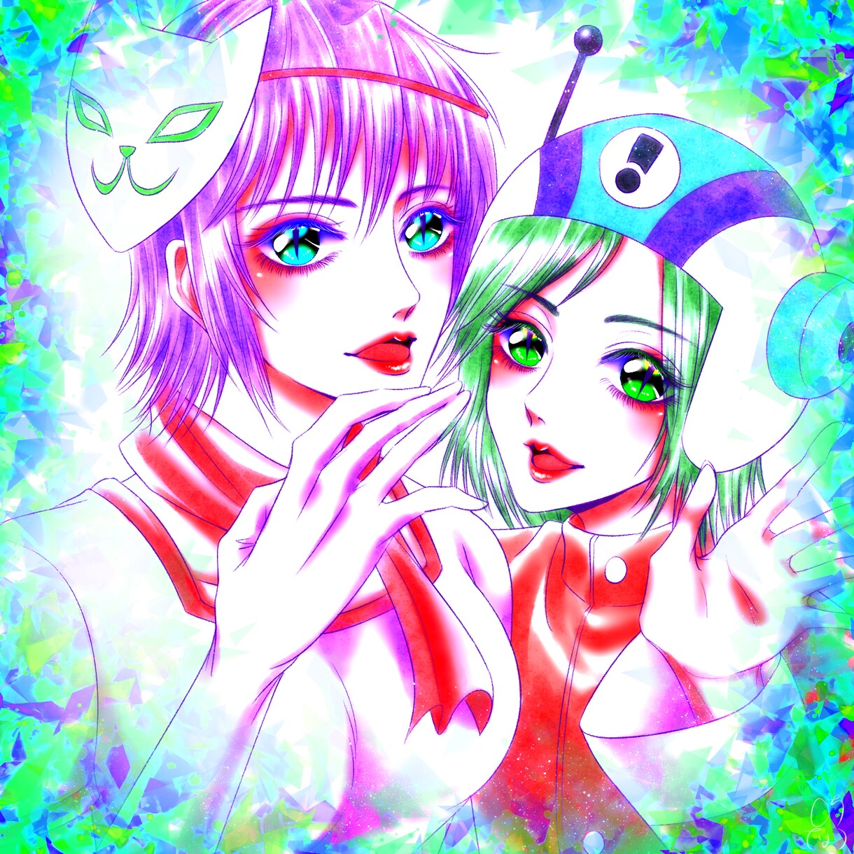 イラストオーダー承ります 鮮烈かつ美麗！キラキラした夢のような世界観 イメージ4