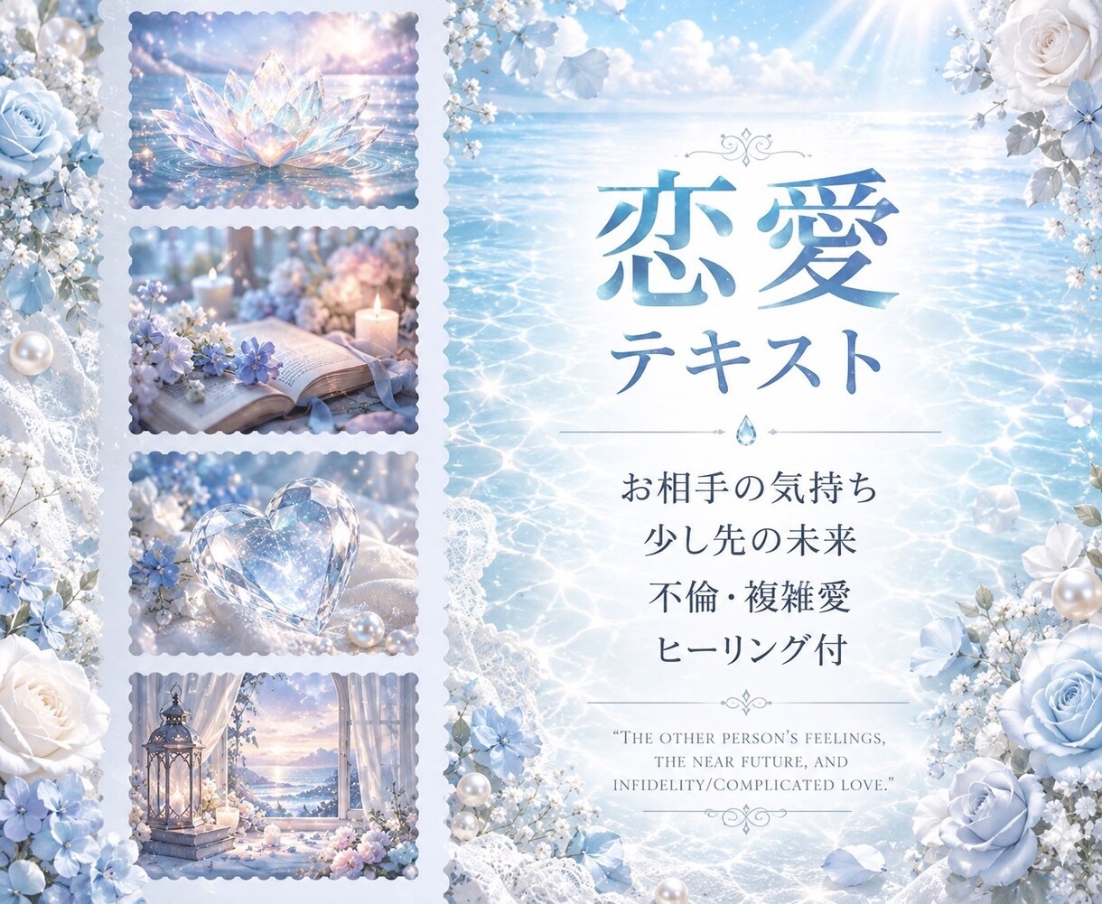 1000文字以上で丁寧に恋愛霊視鑑定します お相手の気持ち・二人の未来を深く読み解きます イメージ1