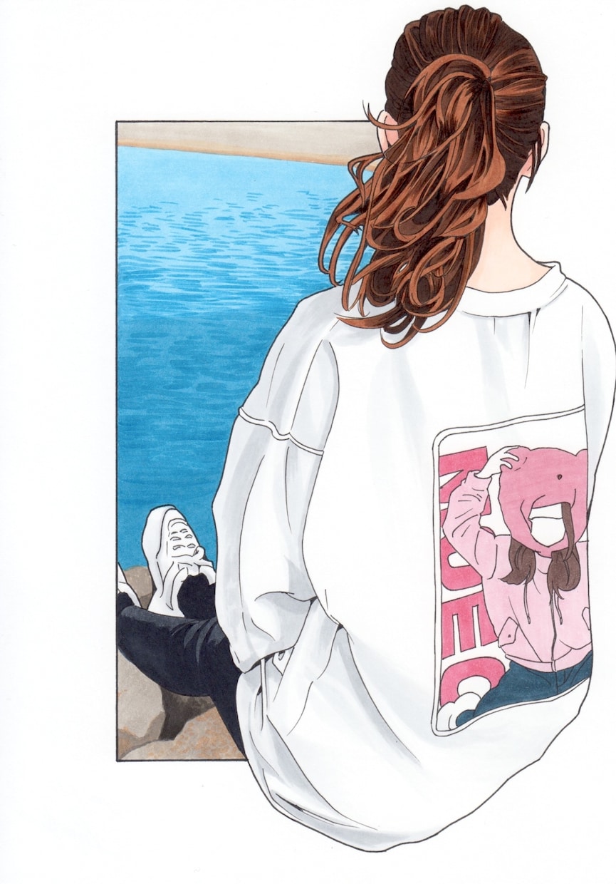 A5サイズのイラスト販売します 制作してきたA5サイズのイラストを額装して販売いたします。 イメージ2