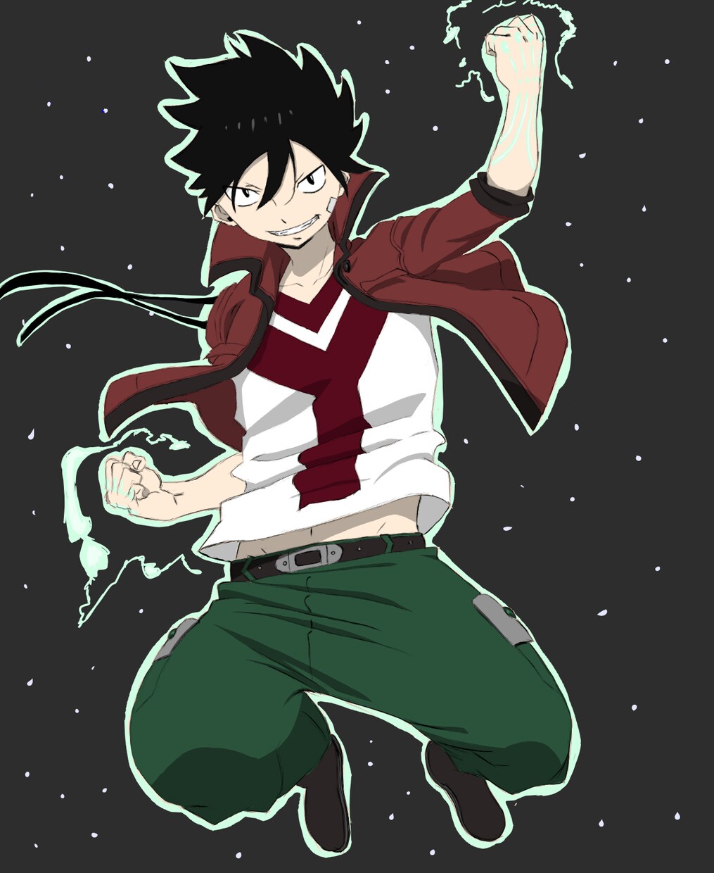 書いて欲しいアニメのキャラクターを書きます 背景を変えてオリジナル感を出す イメージ1