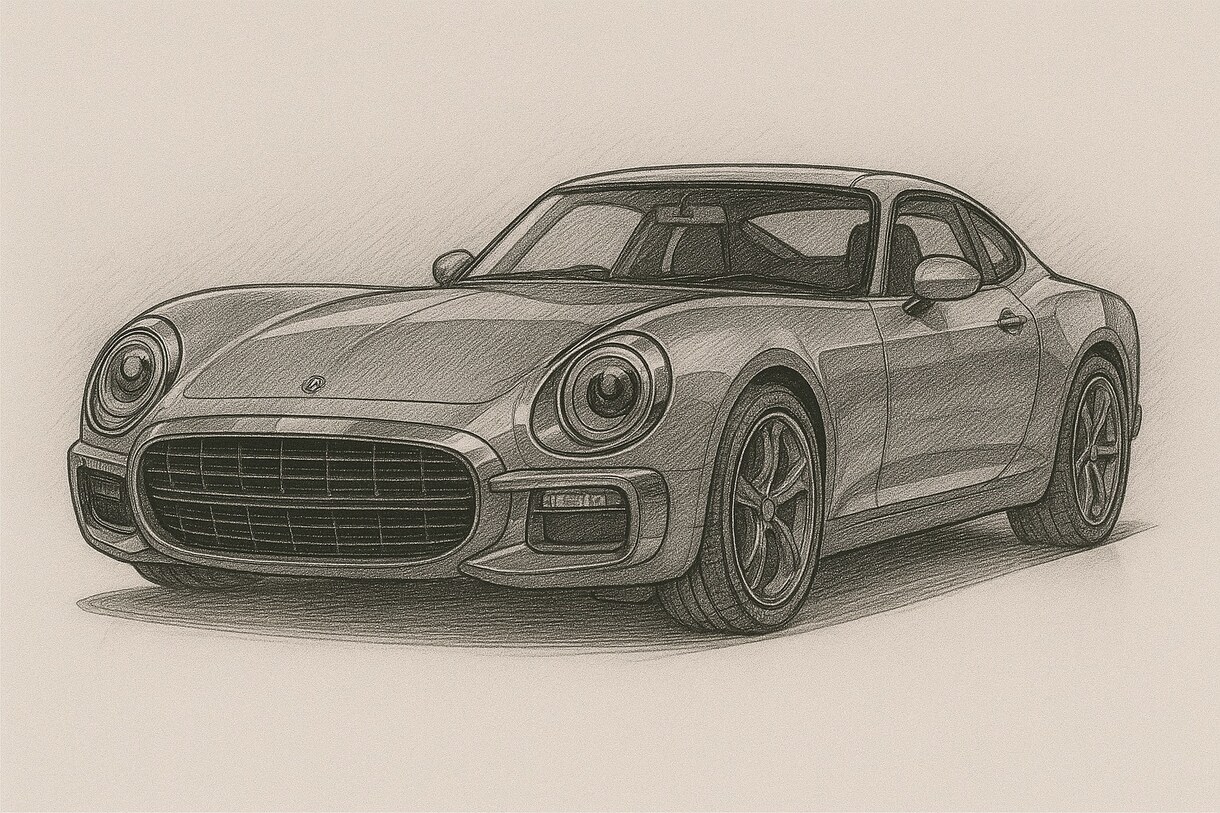 現役カーデザイナーが車のスケッチ描きます 大人気 車好きのためのカースケッチ イメージ2