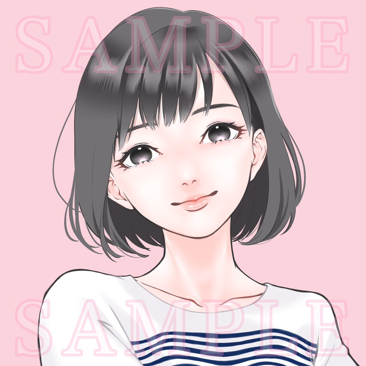 女性向け♢おしゃれ可愛いアイコン描きます 副業・ビジネスでお困りの方に/X等のSNS/名刺 イメージ6