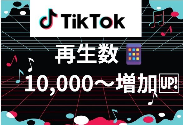 TikiTok再生数 1万以上増加させます TikTokのプロが動画再生数を宣伝で増加♪ イメージ1