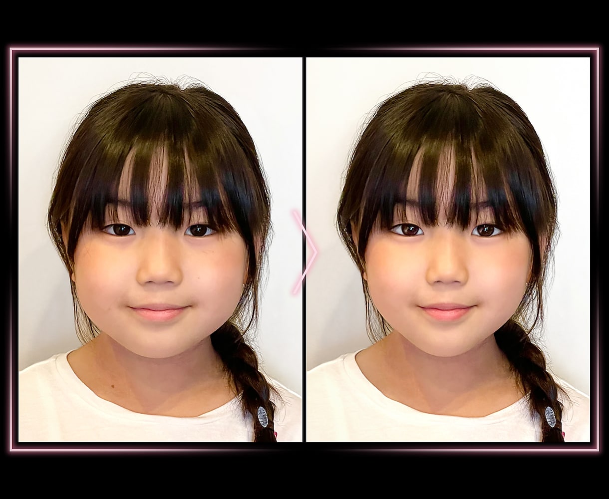 人物写真のレタッチ(加工・修正)致します プロが自然に綺麗に加工致します。お気軽にご相談下さい♪ イメージ2