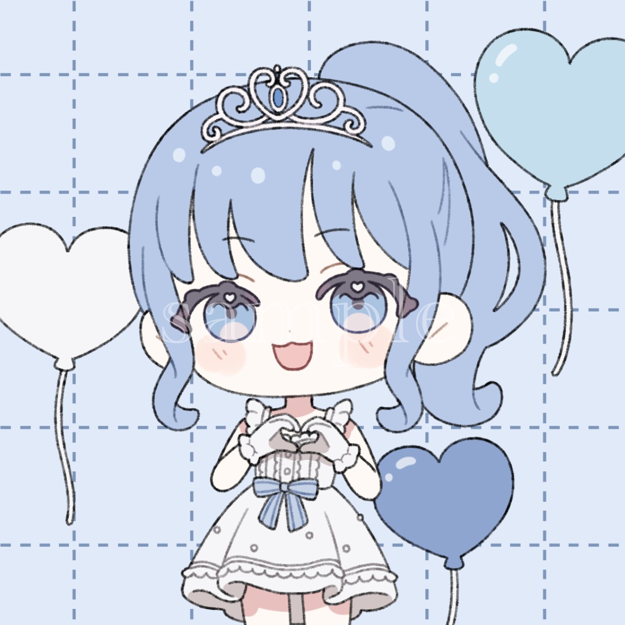 1.5等身のシンプルで可愛いミニキャラお描きします 実績公開OKの方には表情差分1枚プレゼント イメージ6