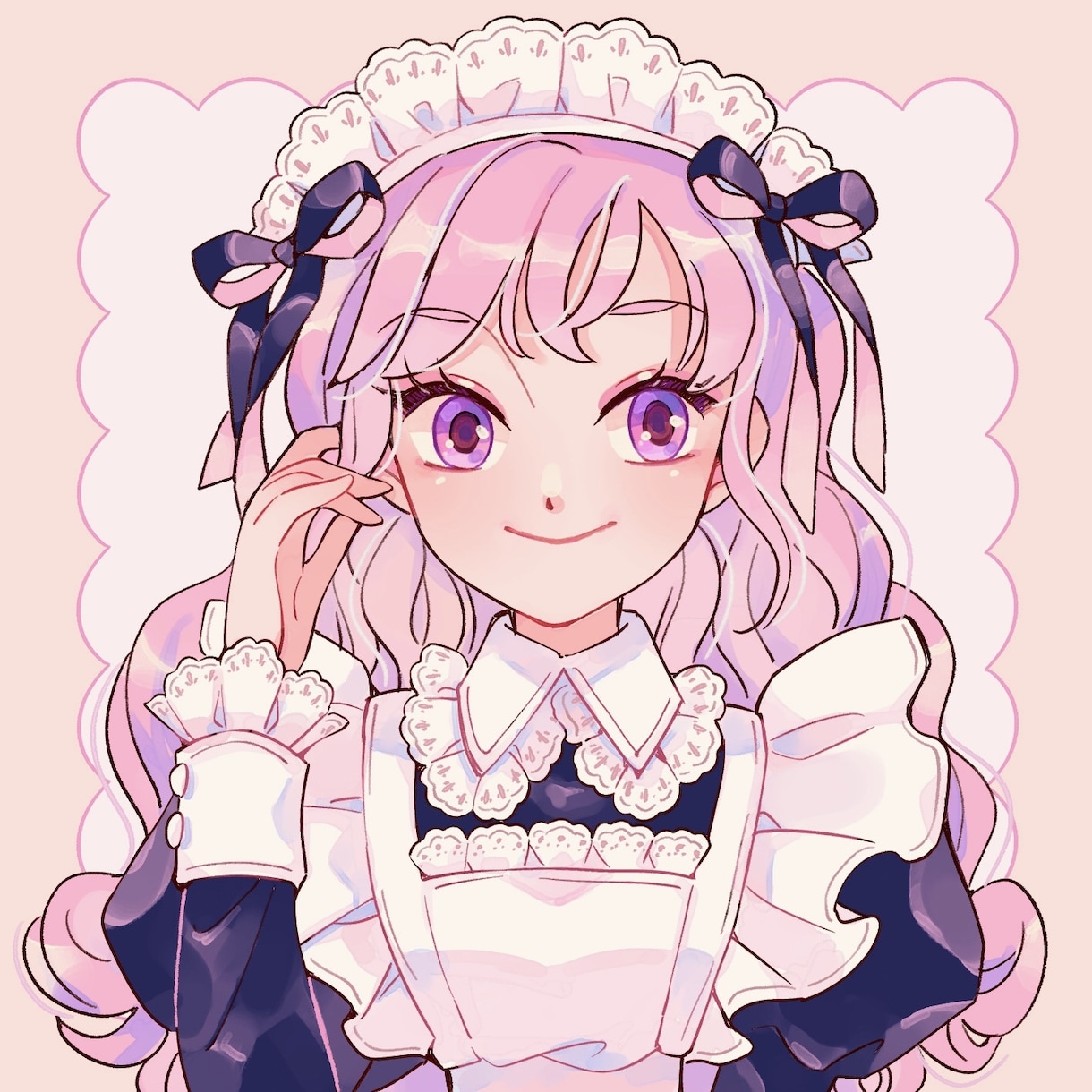可愛い衣装を着た女の子描きます ●アイコン、似顔絵、イメージイラスト、オリキャラなど イメージ2