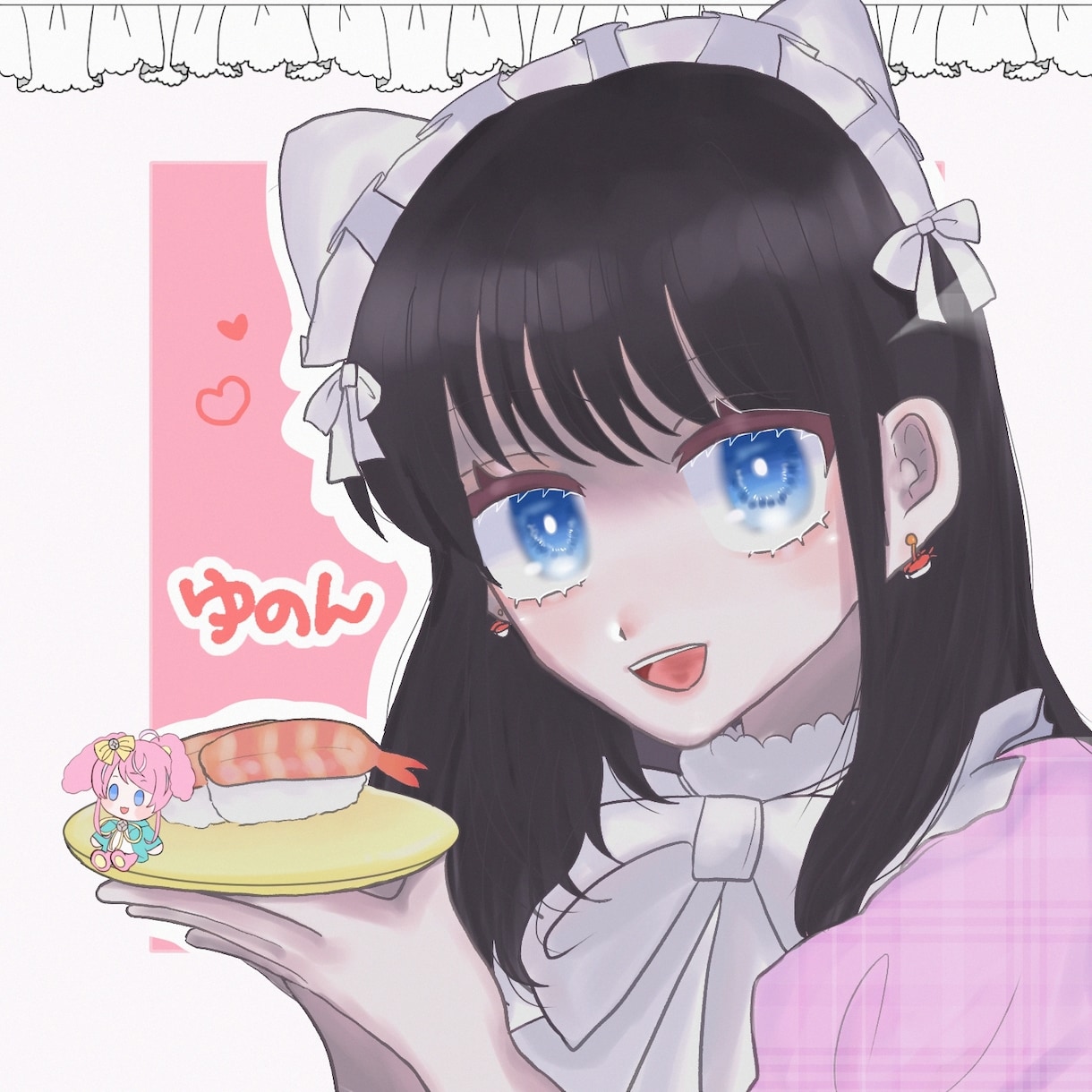 夢絵も可！可愛く目を惹くSNSアイコン描きます 最短1日！美少女やあなたの推しと一緒のあなただけのアイコン イメージ2