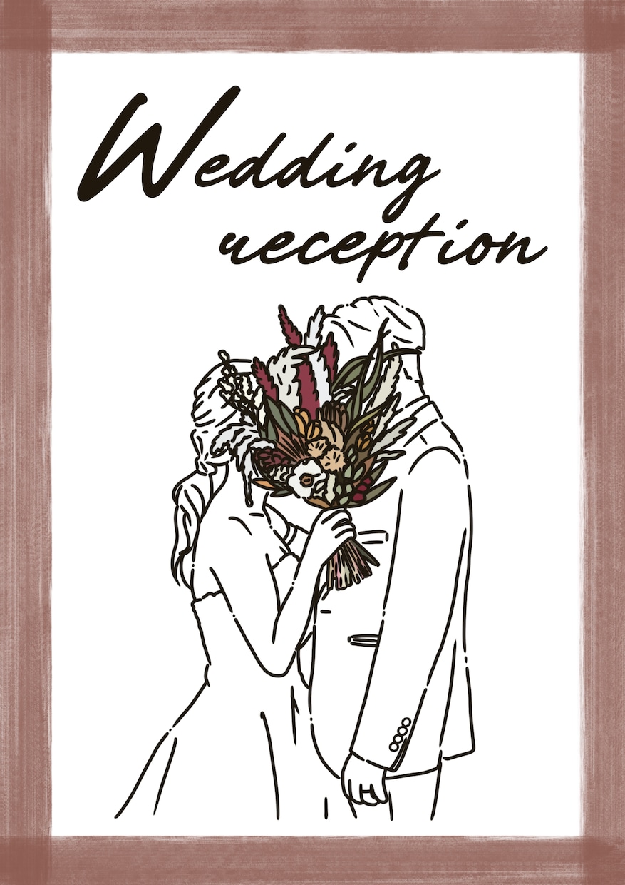 お好みの結婚式席次表♡作成します ☆A4B4二つ折り三つ折り観音開き対応☆ イメージ1