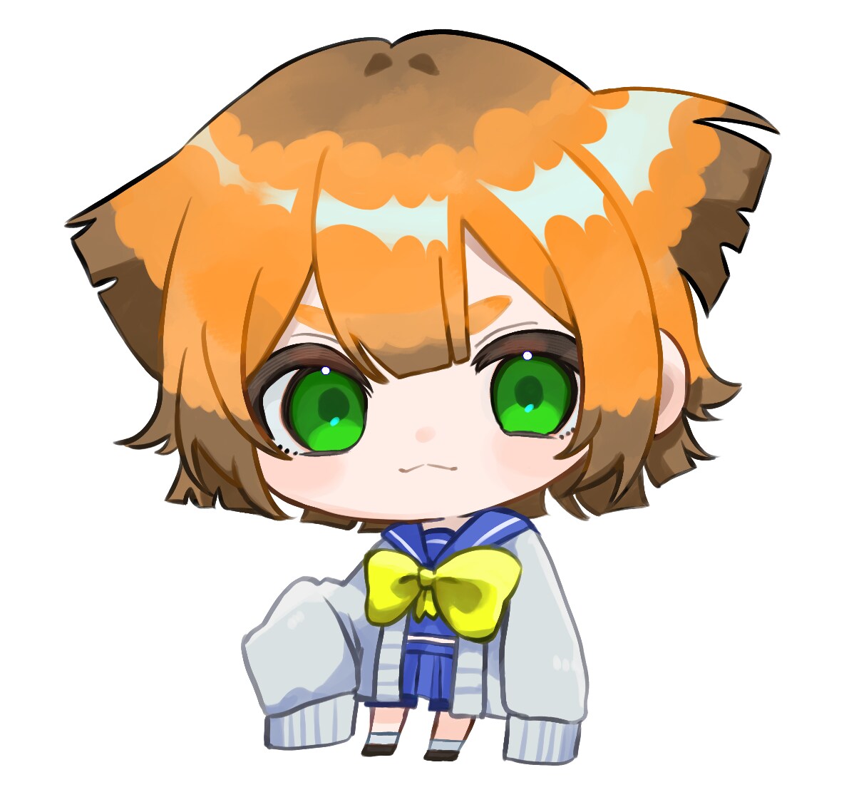 可愛い等身低めなミニキャライラストを作成します アイコンや立ち絵、グッズ向きのミニキャライラスト イメージ1