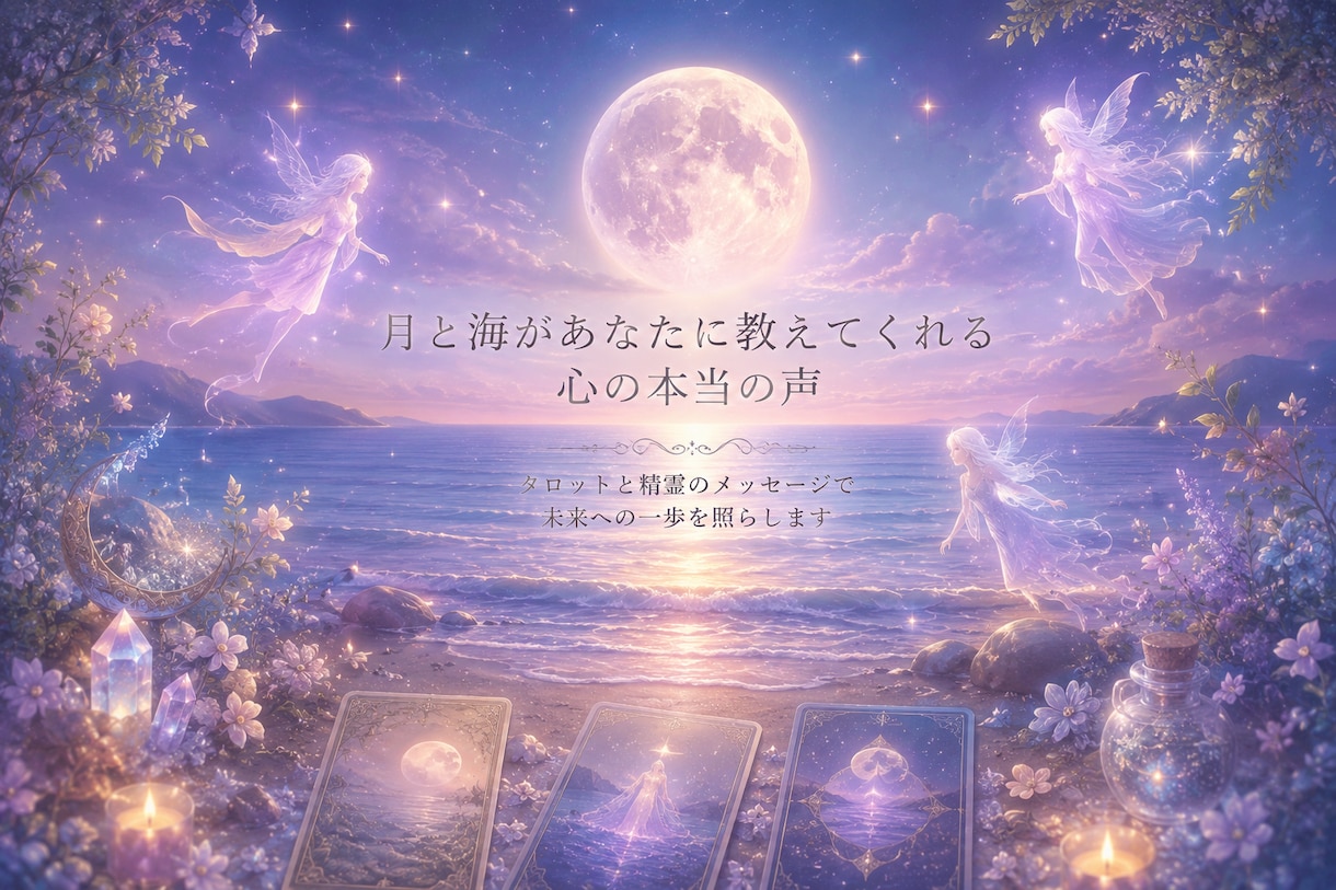 彼の本音をタロットで視ます。優しく鑑定します 愛されてるか不安なあなたへ。優しく寄り添って答えます。 イメージ1