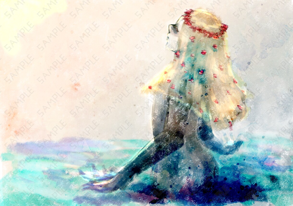 唯一無二のイメージに合わせた絵を描きます 丁寧に相談のります！歌ってみたMVイラストやSNSヘッダー等 イメージ6