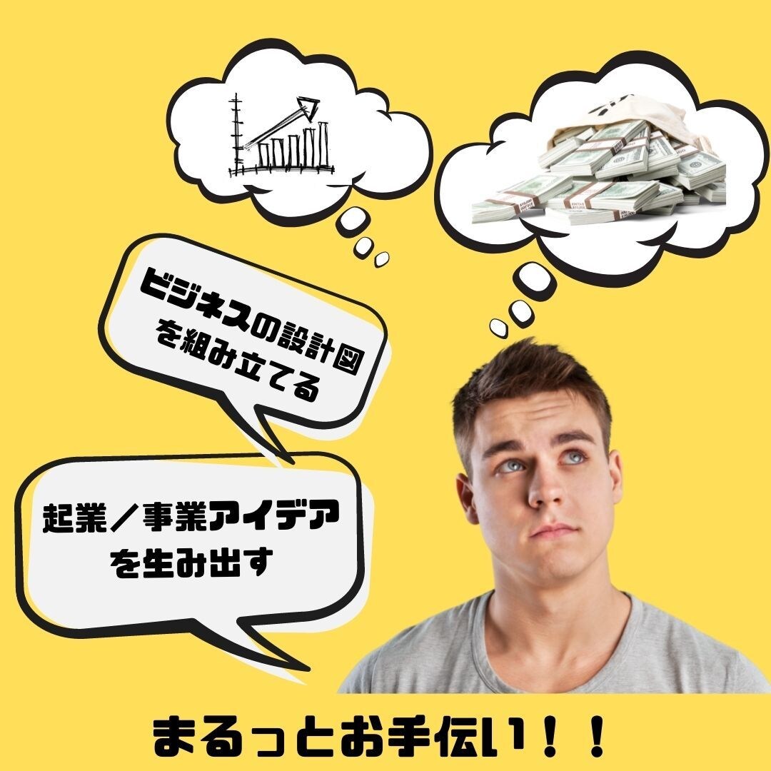あなたのアイデアと熱意を形にして成功を支援します アイデア出し、コンセプト創りビジネスモデル構築をまるっと支援 イメージ1
