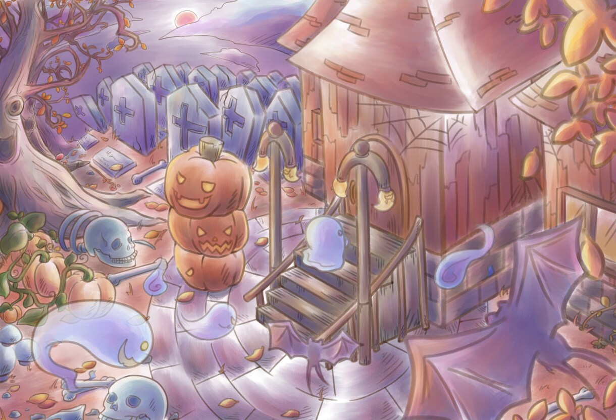 背景イラスト、一枚絵何でも描きます しっかりと描き込まれた一枚絵が欲しい方にオススメ イメージ3