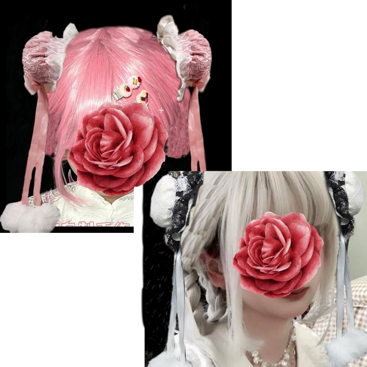 オリジナルのヘア飾りを作成します コスプレ、ゴスロリ、アイドル活動などに！ イメージ7