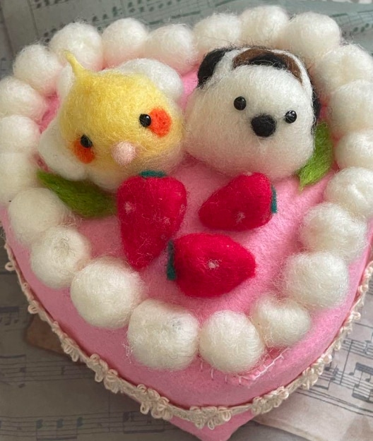 小鳥好きな方に喜ばれます 羊毛フェルトでかわいい小鳥さんグッズ制作します イメージ1