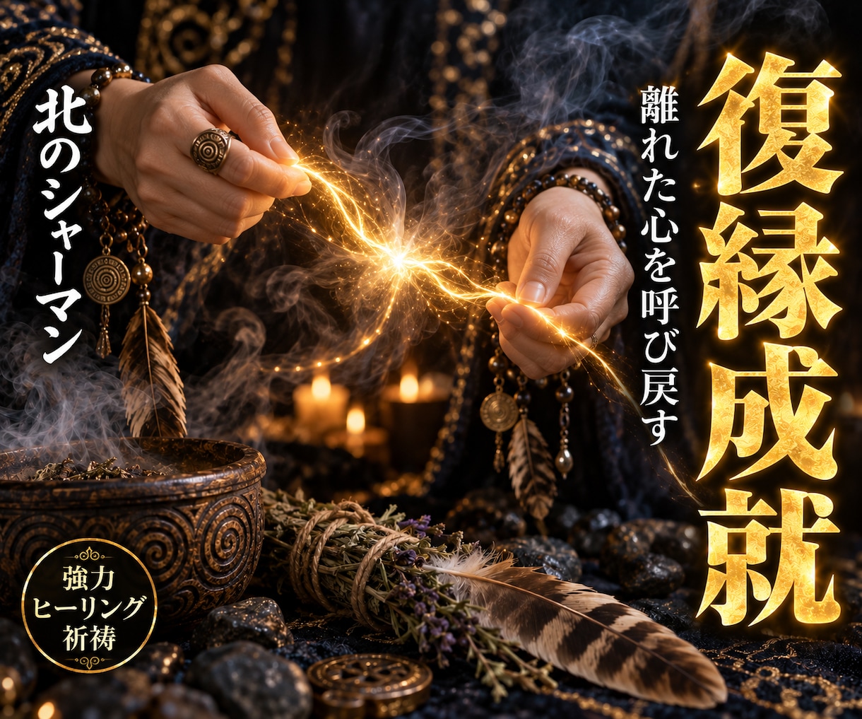 復縁｜離れたあの人との縁を結び直す遠隔祈祷をします 北方祈祷による復縁特化型・強力ヒーリングを行います イメージ1