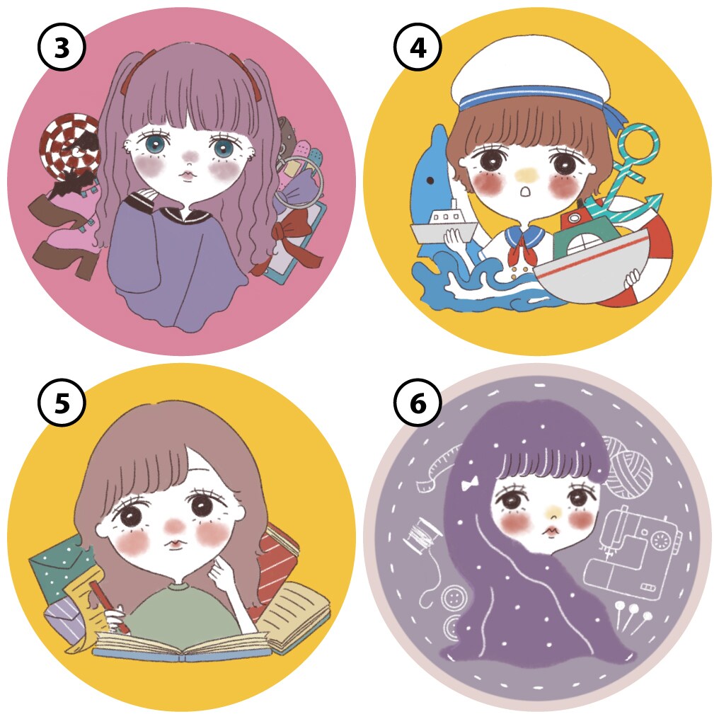 商用◎小物で魅せる！可愛いアイコンイラスト描きます ブログや趣味アカウントに◎あなただけのアイコンを♪ イメージ6