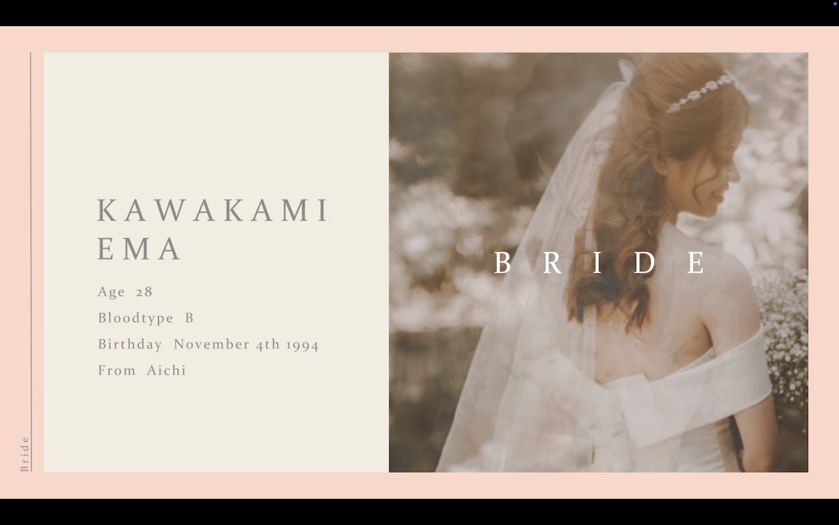 最短2日！流行の結婚式オープニングムービー作ります 動画も可能！シンプルでオシャレなオープニングムービー イメージ2