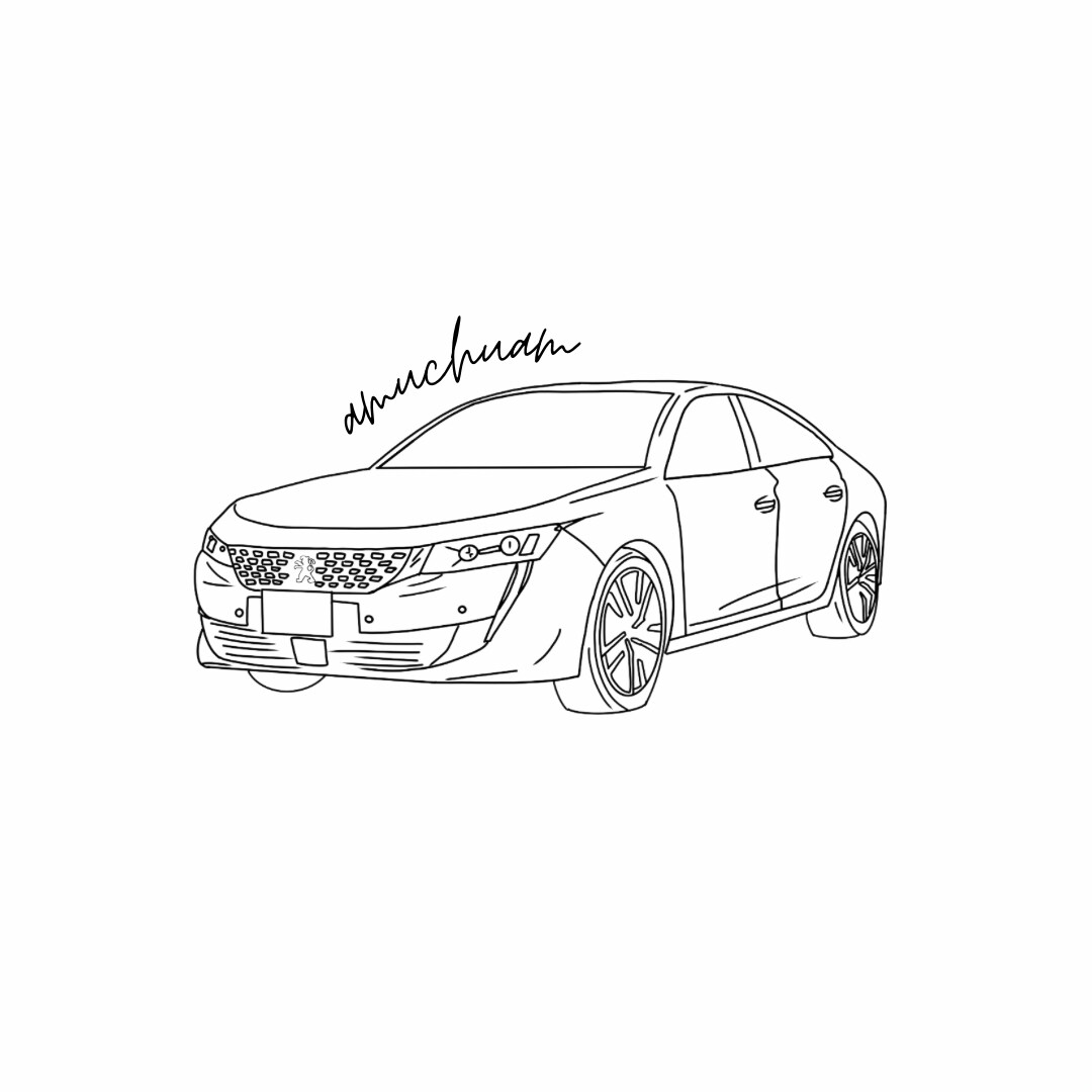 大切な愛車のイラストオーダー承っております 背景色や文字色、フォント無料でご希望お伺いします！ イメージ3