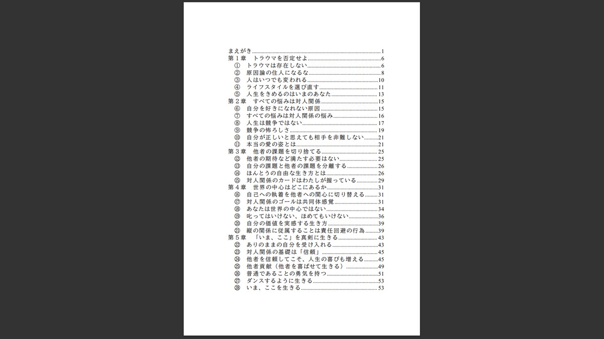アドラー心理学の超重要ポイントをお伝えします 『嫌われる勇気』の中の３０の超重要ポイントを解説します！ イメージ4