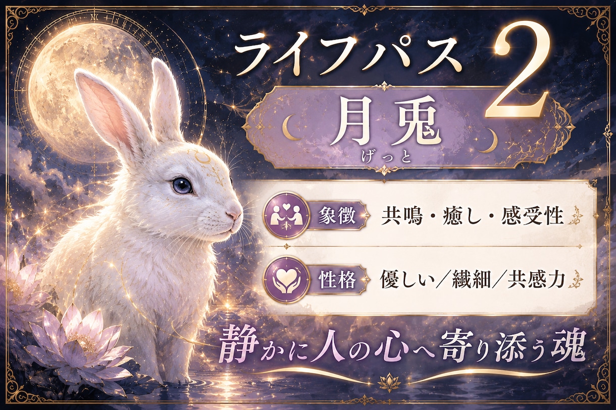 生年月日から“魂獣タイプ”を読み解きます あなたの魂に宿る“本当の獣”を視ます イメージ4