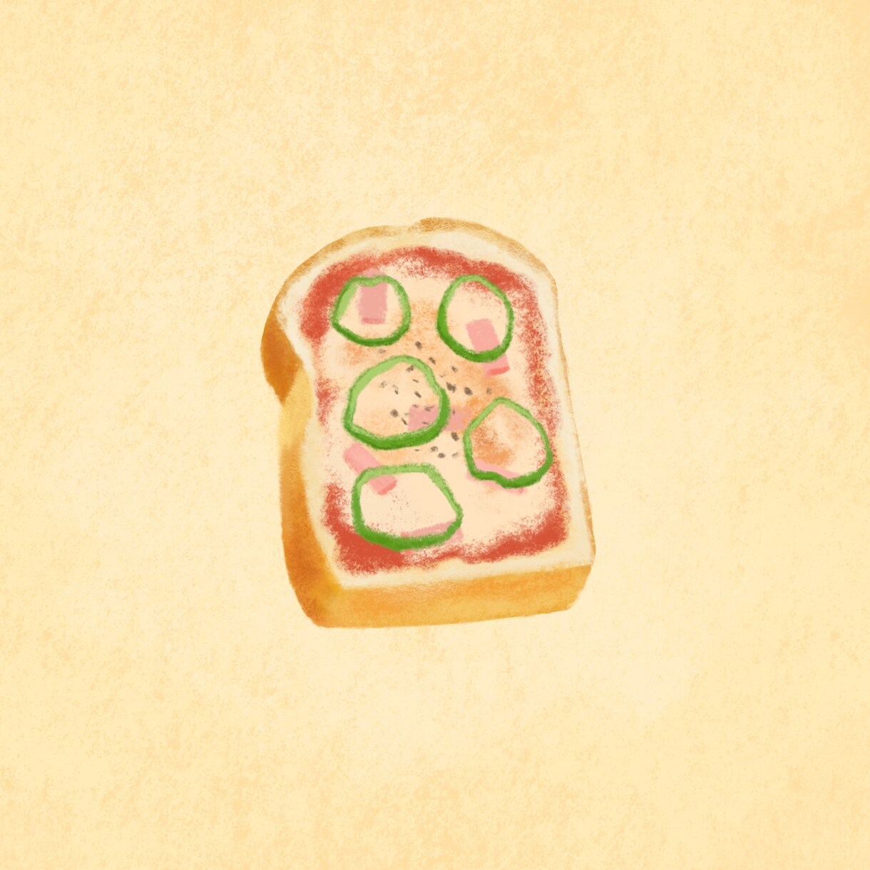 手描き風のあたたかい食べものイラスト制作します ぬくもりを届けたい、そんな場面で活躍します イメージ4