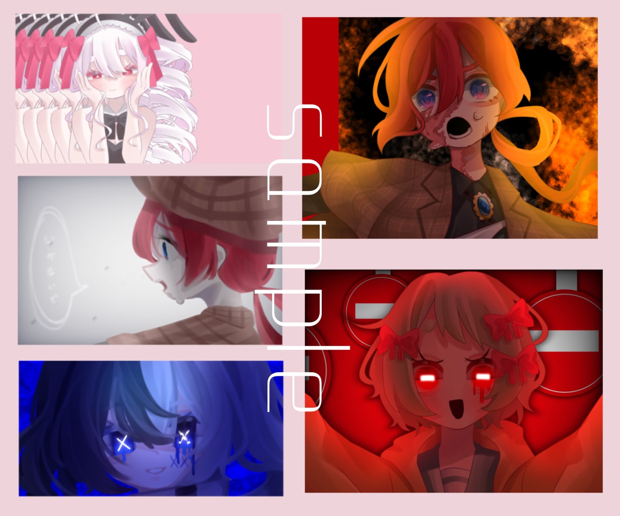 即納可！一枚絵ご制作いたします 最短カラーラフ提出から1日での納品可能！サクッとお描きします イメージ2