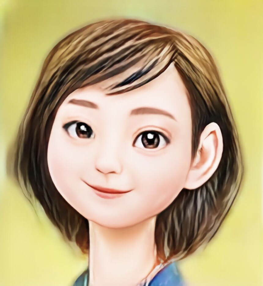お顔の写真からアイコン画像を作成します CG、イラスト、アニメ風にお顔の写真を加工します。 イメージ8