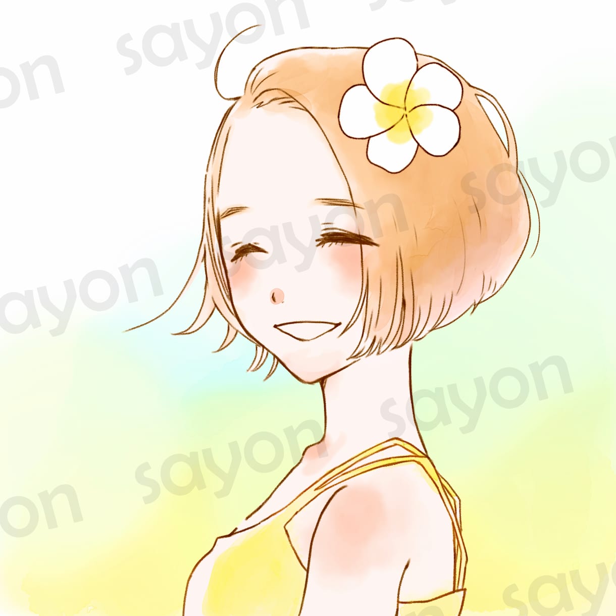 イラスト多数/完成品イラストを販売しています ゆるふわ/おしゃれ/フェミニン/ナチュラルシリーズ イメージ1