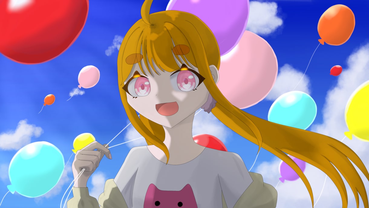 商用⭕️動画用、立ち絵、等のイラスト制作します 可愛いキラキラとした塗りであなたのキャラクターを描きます。 イメージ1