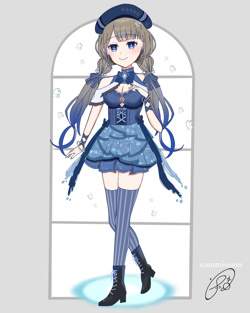 商用利用0円！立ち絵・一枚絵など丁寧に描きます アイコン・ヘッダー・VTuber等、商用利用OK！安心対応 イメージ6