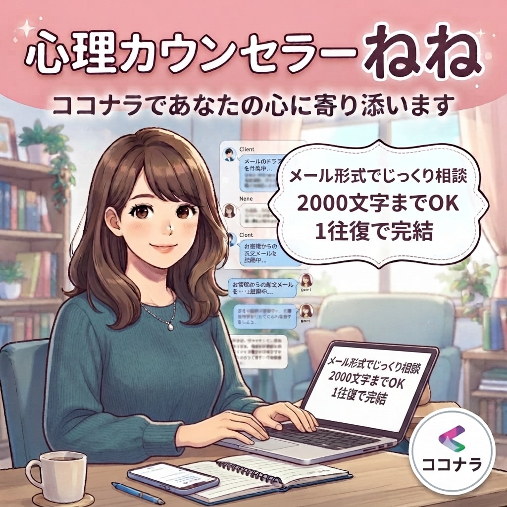 悩みの解決方法をメッセージでお届けします ​2000文字までじっくり受け止めます イメージ1