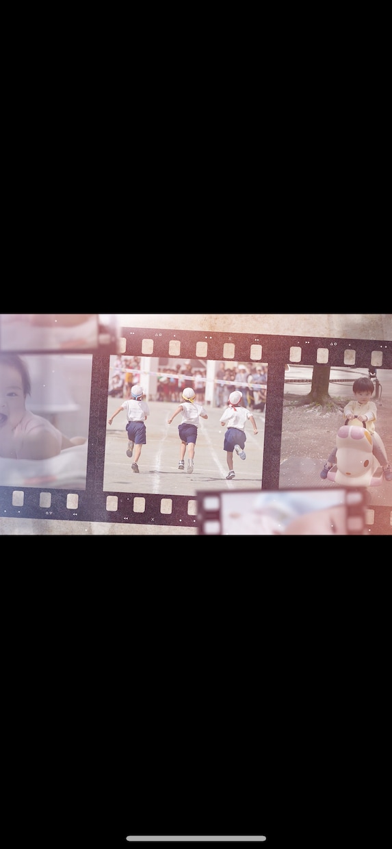 フィルム風プロフィールムービーを制作します 【修正無料】お写真とコメントを送るだけの簡単なやりとり！ イメージ1
