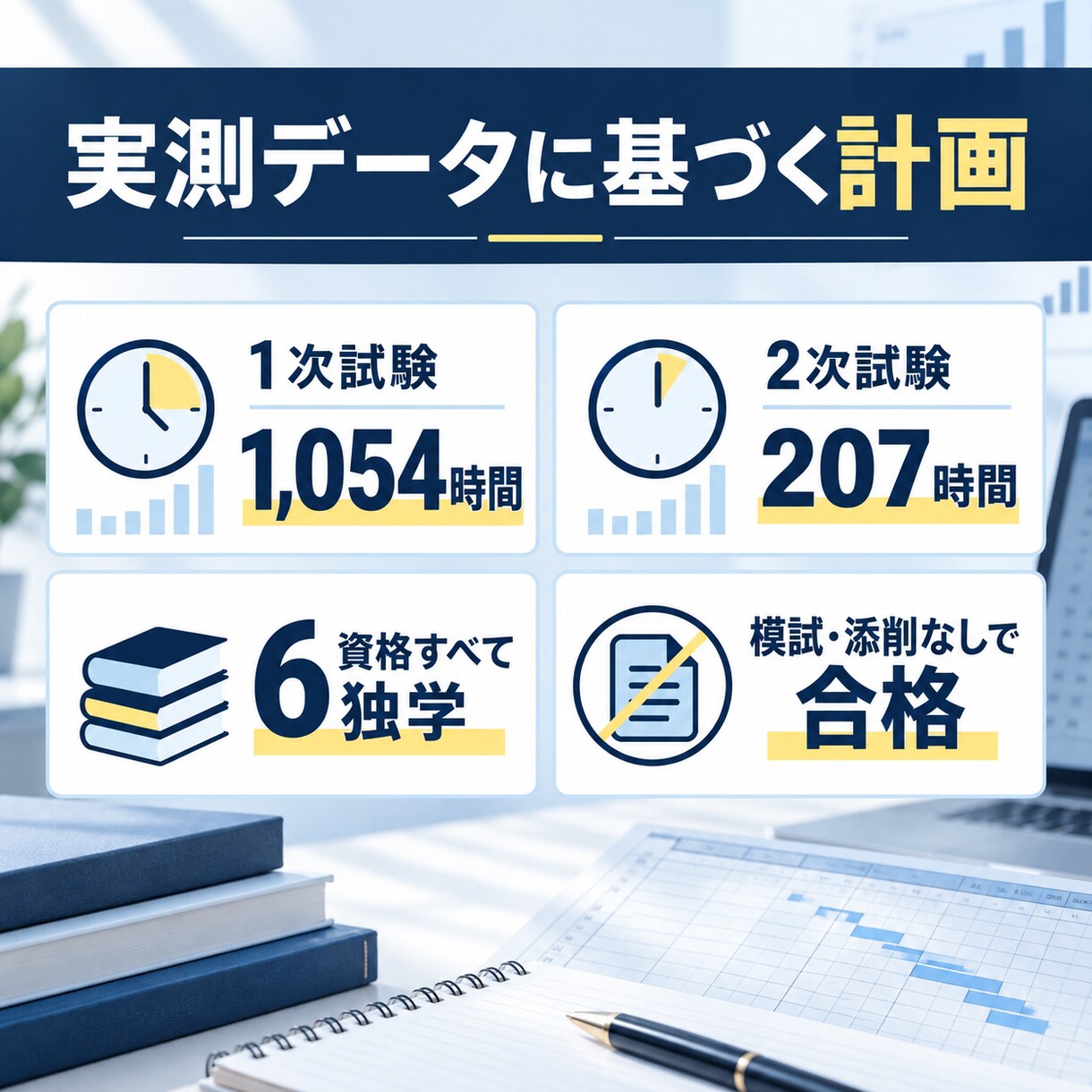 中小企業診断士1次の独学計画を作ります 完全独学・1年ストレート合格者が個別設計 イメージ3