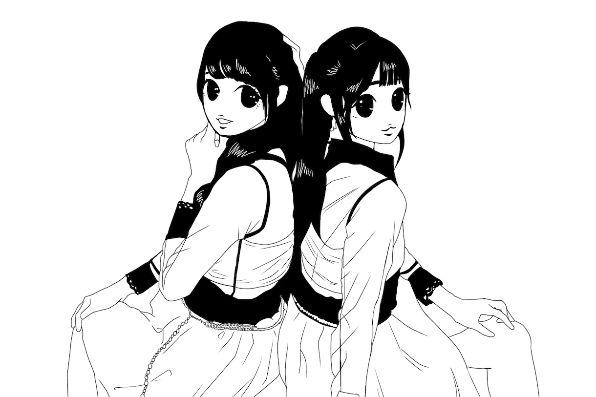 お客様が必要な線画をお描きします アプリ加工よりきれいで鮮明な線へ！ イメージ2