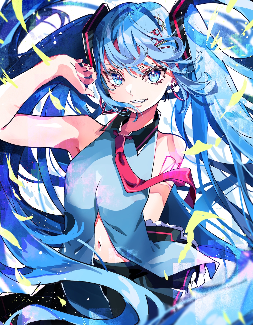 かわいくて色鮮やかなイラスト作成します 美少女キャラ、背景込みの一枚絵、サムネイル、など イメージ8