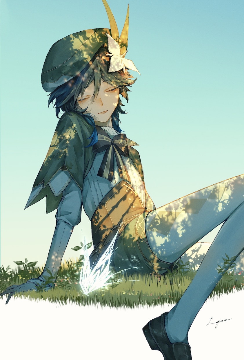 一枚絵や立ち絵などのイラスト作成承ります 主に逆光などの光が入ったキラキラしたイラストが得意です！ イメージ7