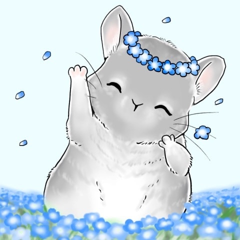 かわいいペットのSNSのアイコン描きますます チンチラならお任せ！かわいく癒されるアイコンにしませんか？ イメージ5