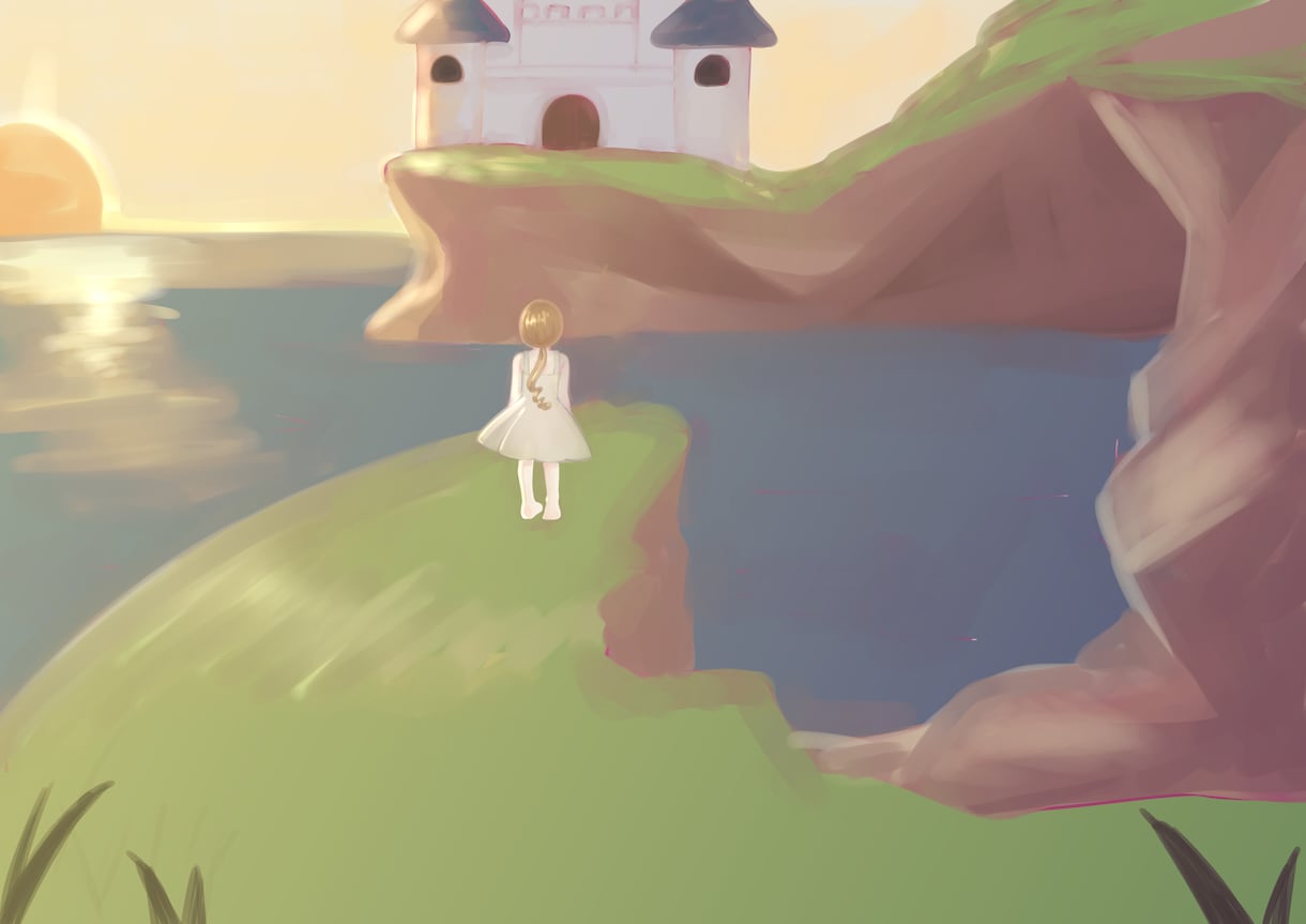 早くて1週間！ちょっとした美しい背景描きます 神秘的な廃墟や森のなかなどの風景を描きます！ イメージ3