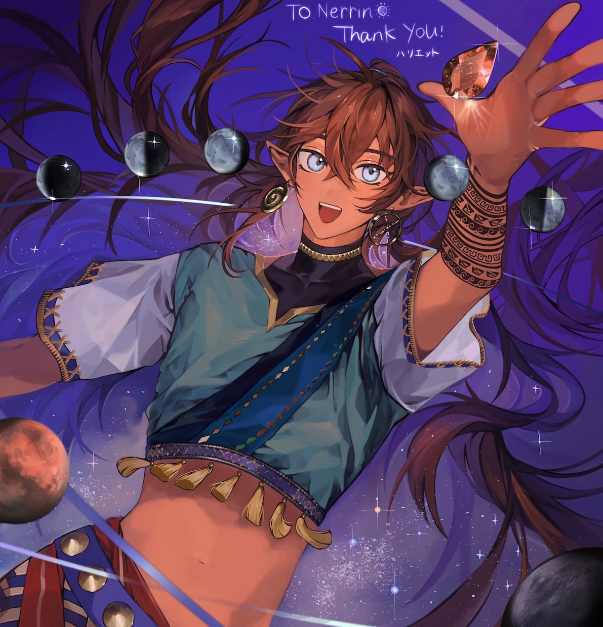 アイコン低価格2000円から！イラスト制作します デコラティブな男女キャライラストお任せください！ イメージ7