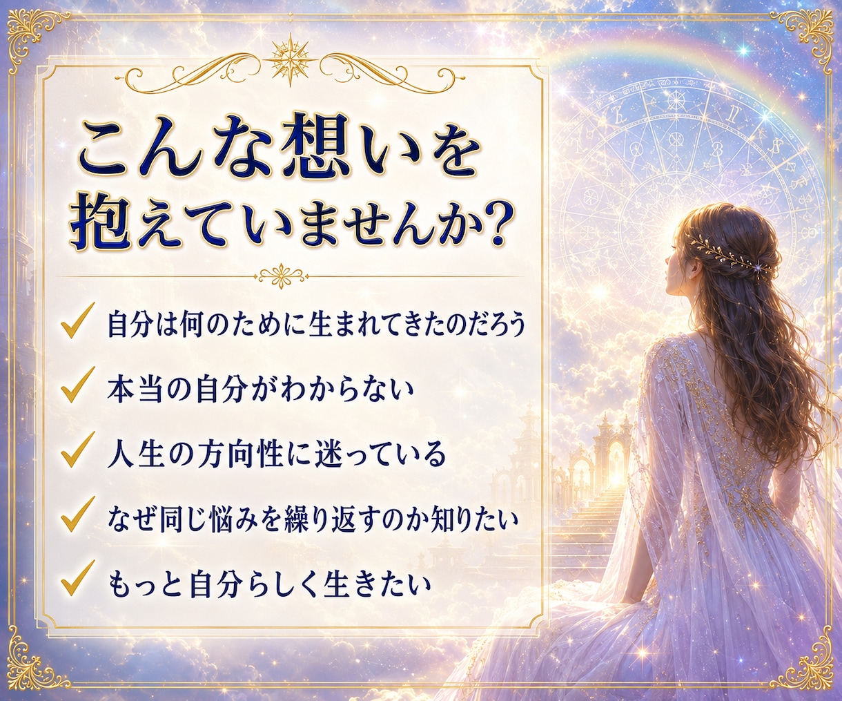 生まれてきた意味と人生の使命を占星術で読み解きます 本当の自分と人生の方向性がわかる本格ホロスコープ鑑定 イメージ2